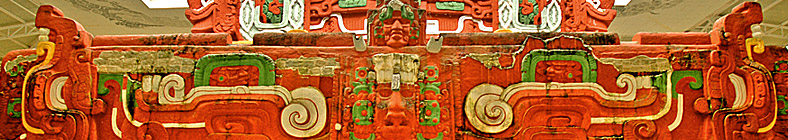 Maya-Tempel Rosalila - der Tempel der Sonne - im Museo de Escultura Maya de Copan